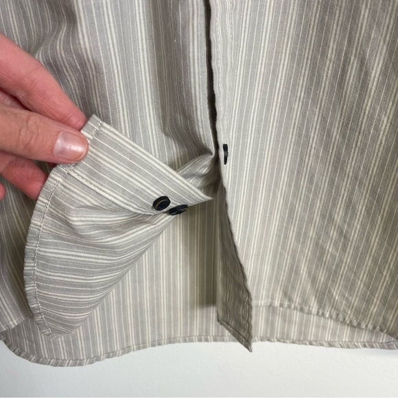 Patagonia Button Down Striped Long Sleeve Shirt Size S - Picture 6 of 13